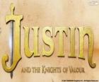 Логотип фильма Джастин и рыцари доблести